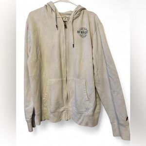 Gray Newport Zip-Up Hoodie